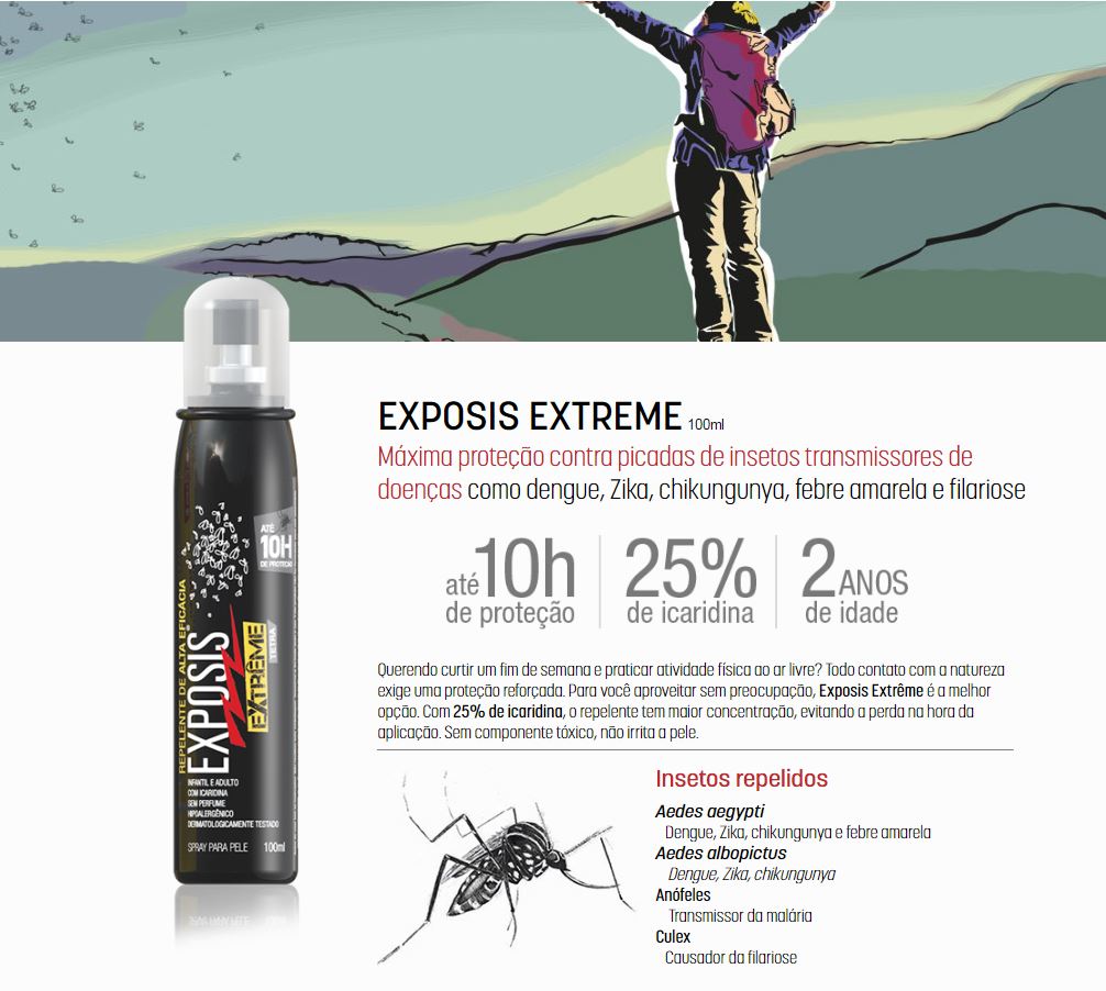 Repelente Exposis Extreme Spray 100mL