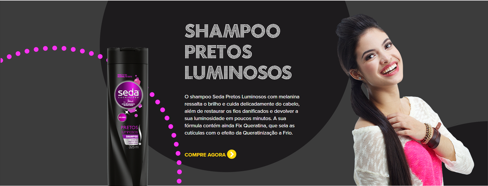 Shampoo Seda Pretos Luminosos 325ml